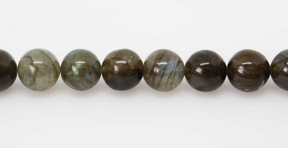 15.5 inch - 16 inch 4mm Labradorite Natural Plain Round Beads