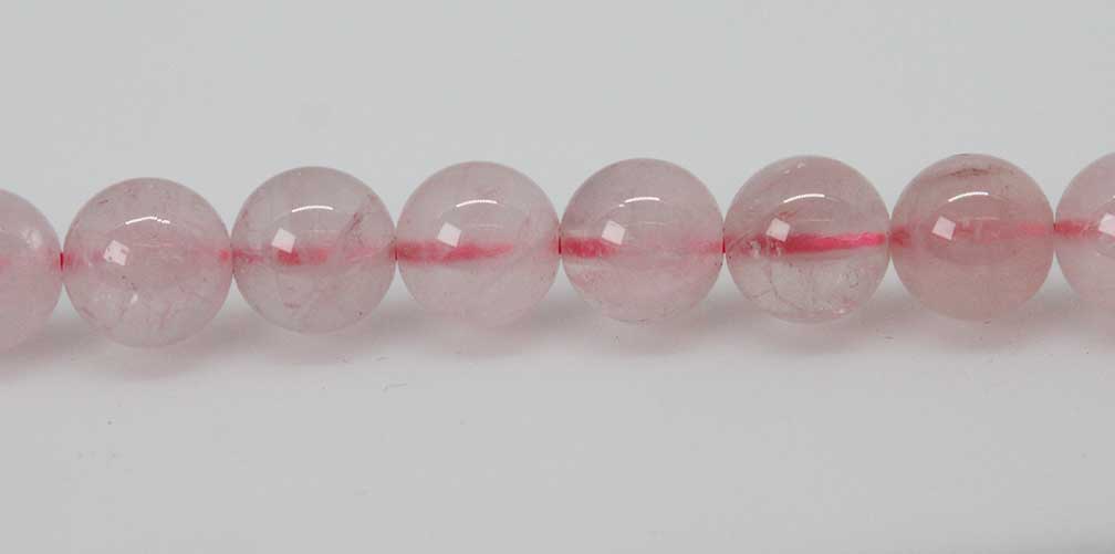 15.5 inch - 16 inch 4mm Rose Quartz Natural Plain Round Beads