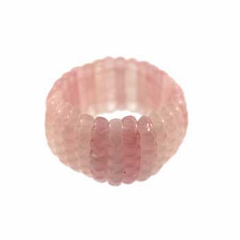 Rose Quartz Wavy Bracelets