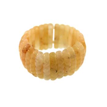 Yellow Serpentine Wavy Bracelets