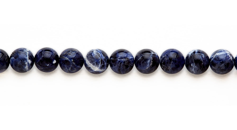 16 inch 12M.M. Sodalite Round Beads