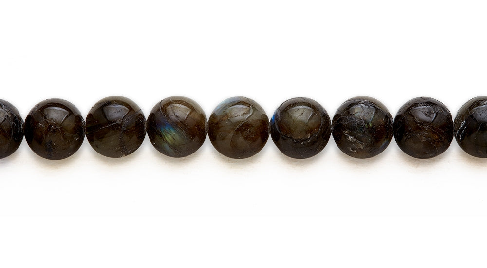 15-16 inch 16mm Labradorite inchB inch Round Plain Beads