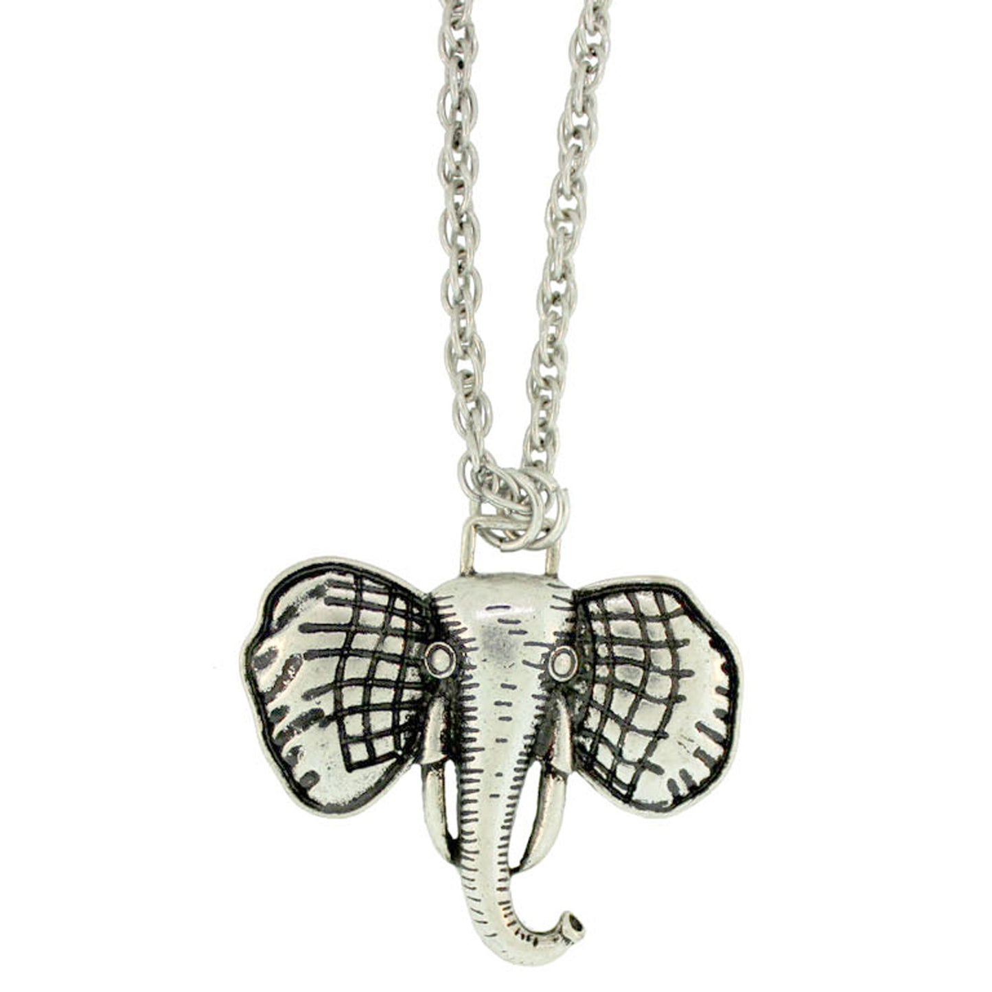 Zinc Alloy Silver Plated Necklace