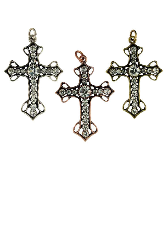 44X30mm Zinc Alloy Copper Tone Pendants