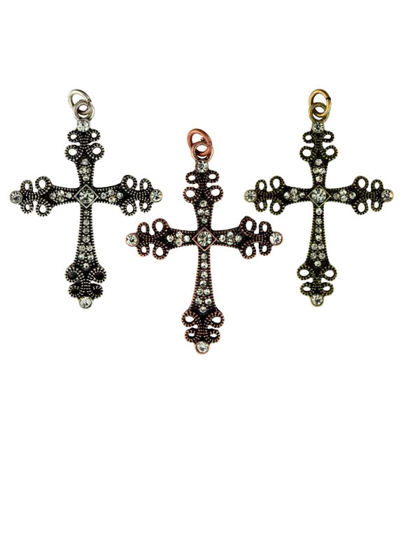 44X32mm Zinc Alloy Copper Tone Pendants