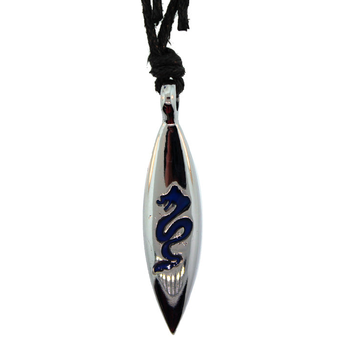 46X14mm Zinc Alloy Silver Plated Necklace