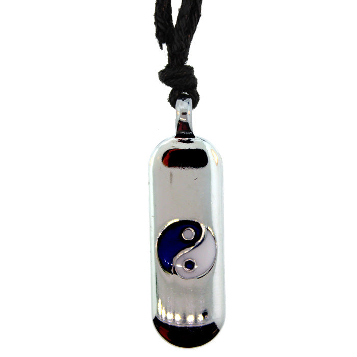 46X14mm Zinc Alloy Silver Plated Necklace