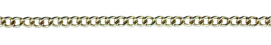 3 Foot Zinc Alloy Gold Plated Chain