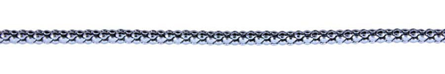 3 Foot Zinc Alloy Rhodium Plated Chain