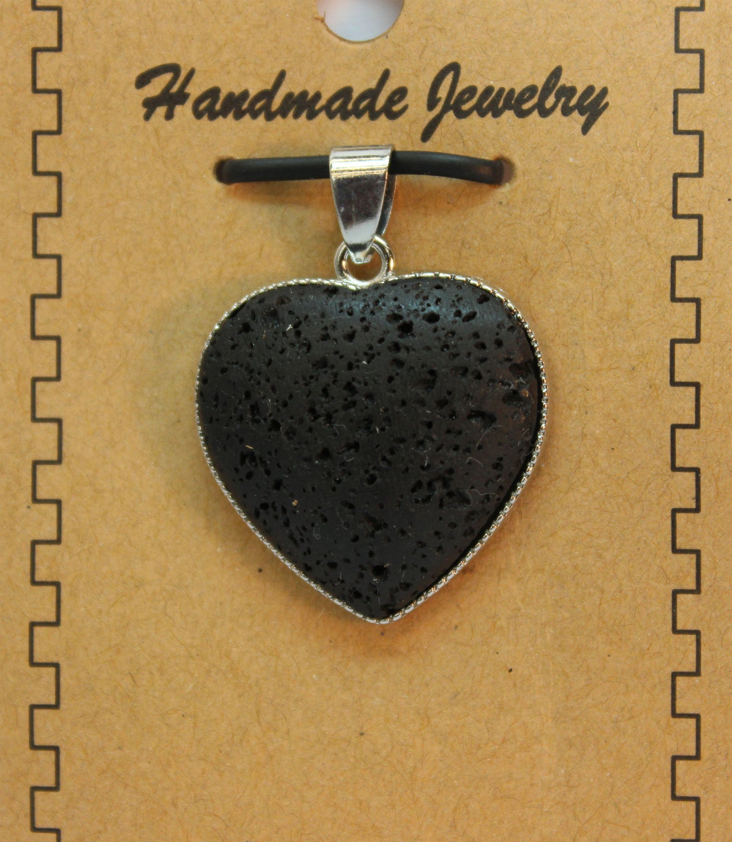 26mm Lava Heart Pendants