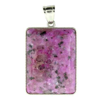 32X47mm Purple Quartz Glass Dyed Rectangle Pendants