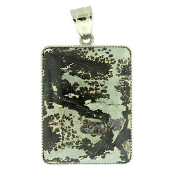 32X47mm Paintbrush Jasper Rectangle Pendants