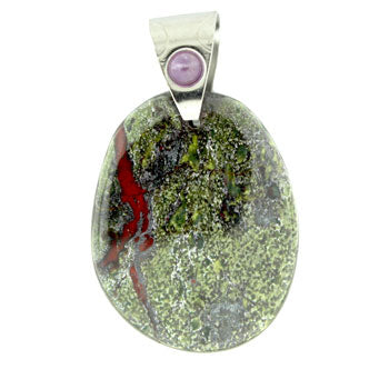 30-45mm Dragon Blood Jasper Freeform Pendants