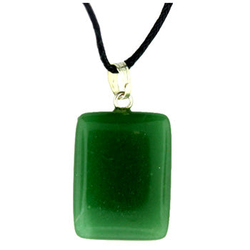 Green Aventurine Rectangle Pendants