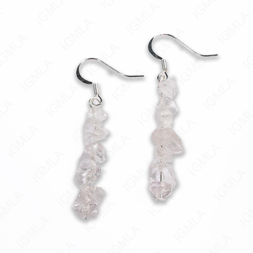 Rock Crystal Chips Earrings
