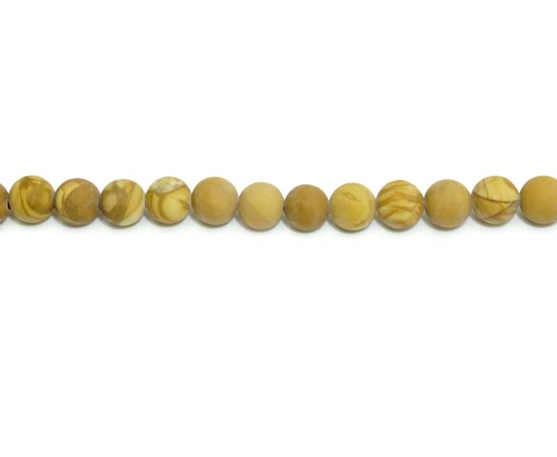 6mm Scenic Jasper Round Matt Beads