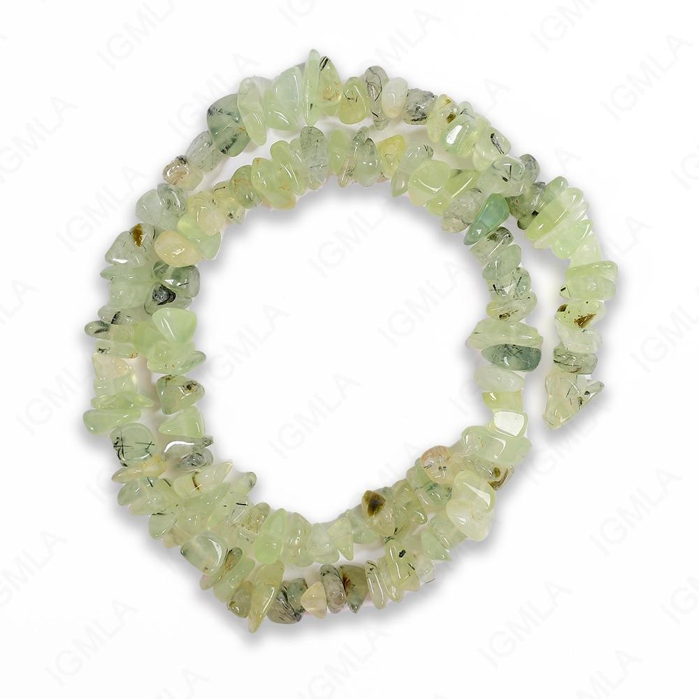 16 inch Prehnite Chips Beads
