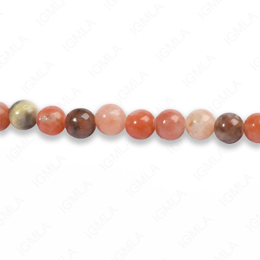 4mm Chilli Jasper Round Beads