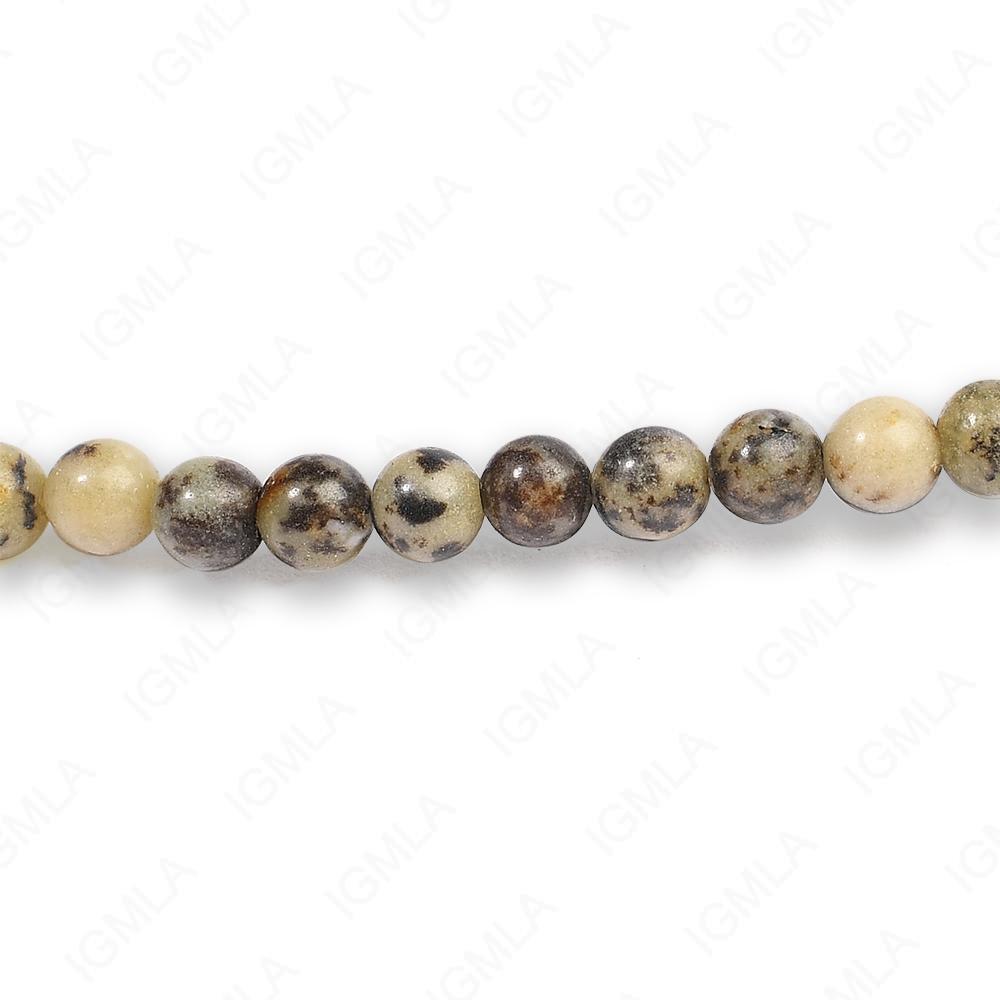 4mm Tree Jasper Round Beads