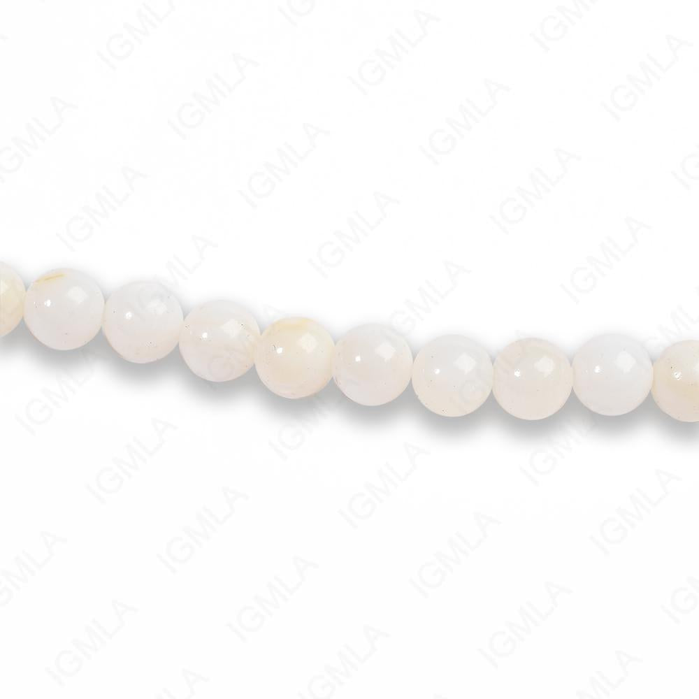 4mm Shell Round Beads