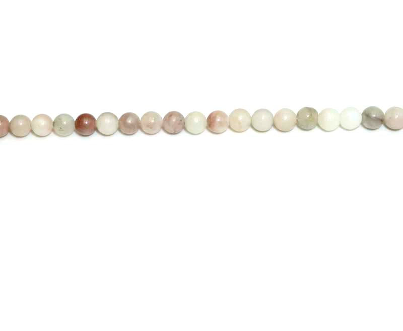 4mm Lavender Jasper Round Beads