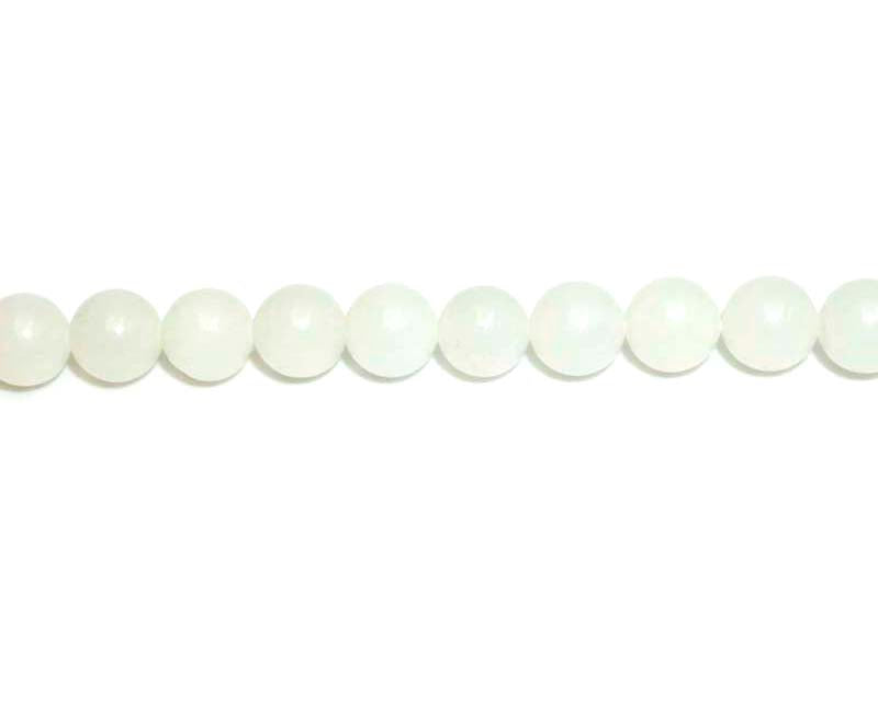 8mm White Jasper Round Beads