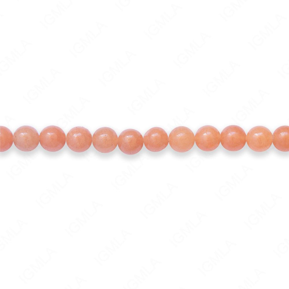 16 inch 6mm Red Aventurine Round Beads