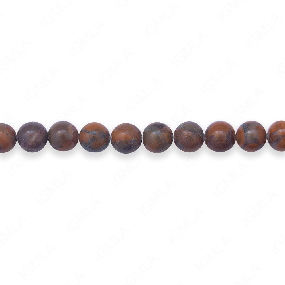 16 inch 6mm Bamboo Jasper Round Beads