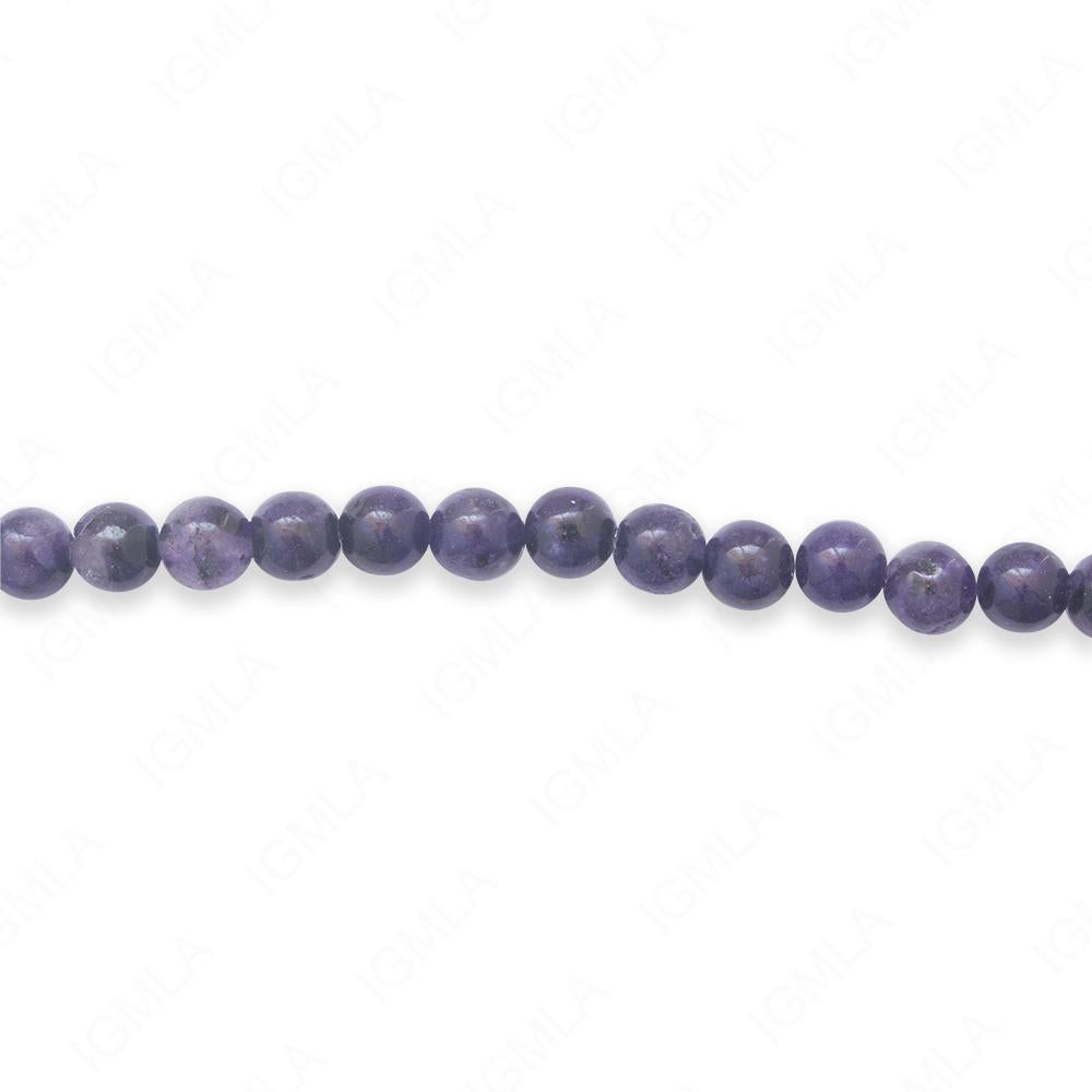 16 inch 6mm Lapis Jasper Dyed Round Beads