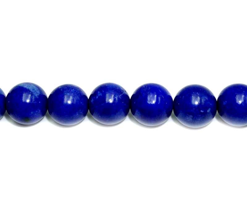 16 inch 10mm Blue Amazonite Jasper Dyed Round Beads