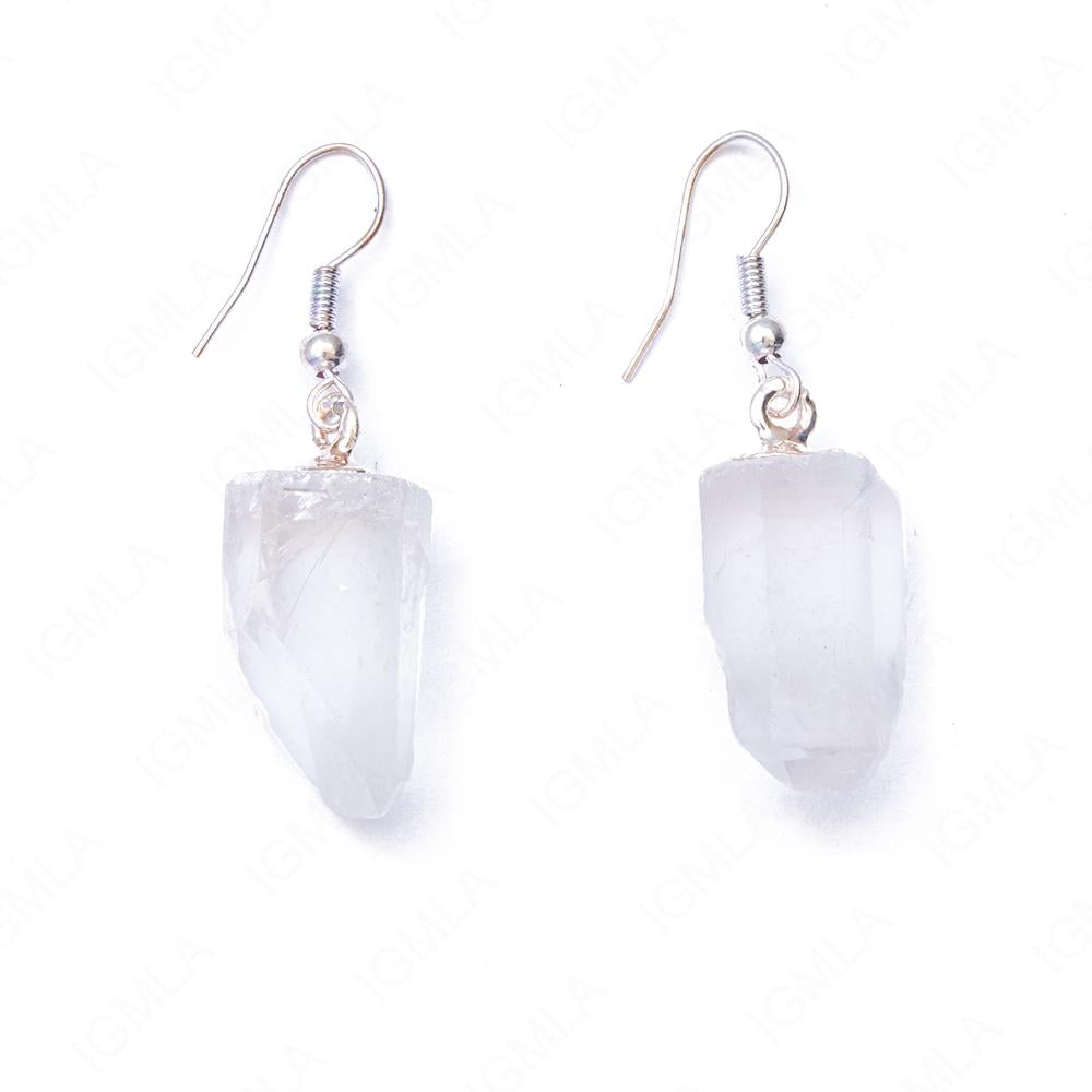 Quartz Sp Point Earrings