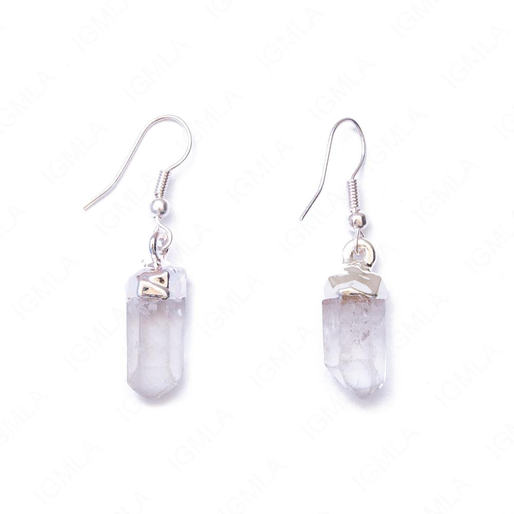 Quartz Sp Point Earrings