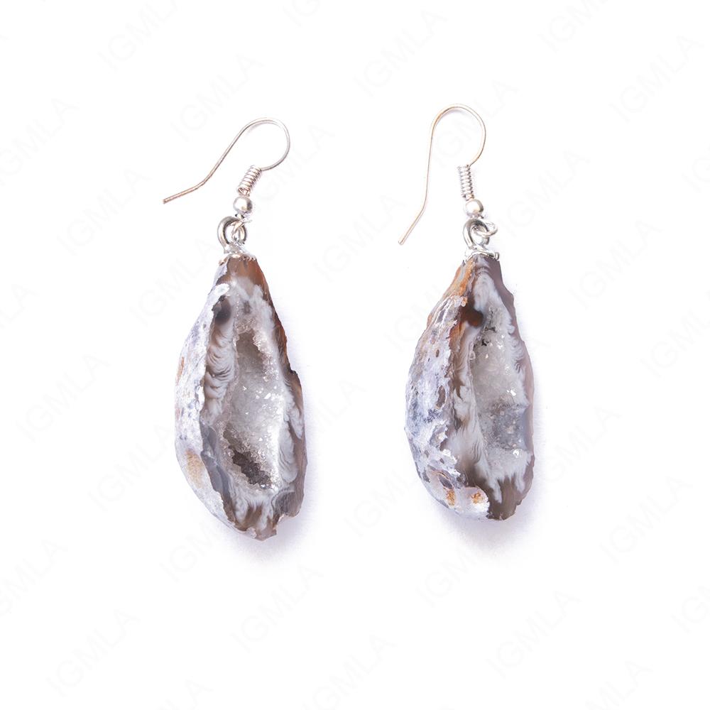 Half Geode Sp Earrings