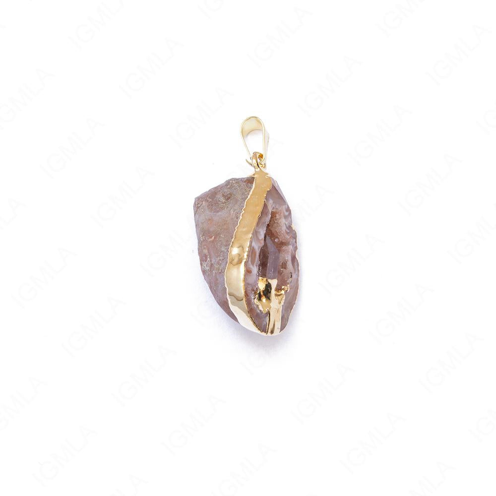 Half Geodes Asstd Gp Pendants