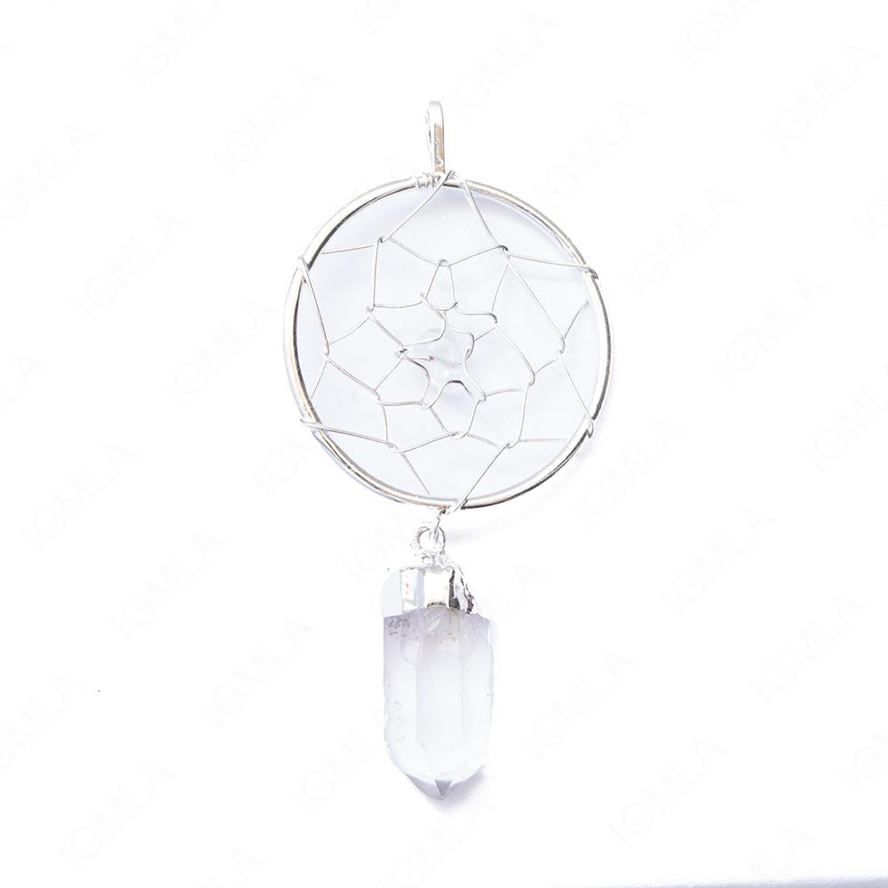 Dream Catcher Quartz Pendants