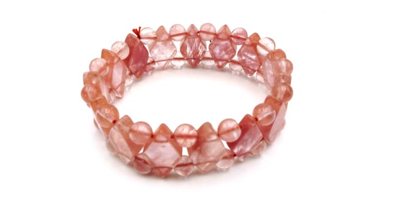 Cherry Quartz Bracelets
