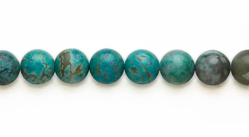 16 inch 14 M.M. Sleep Beauty Turquiose Jasper Round Beads