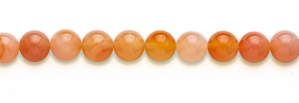 16 inch 12M.M. Carnelian Round Beads