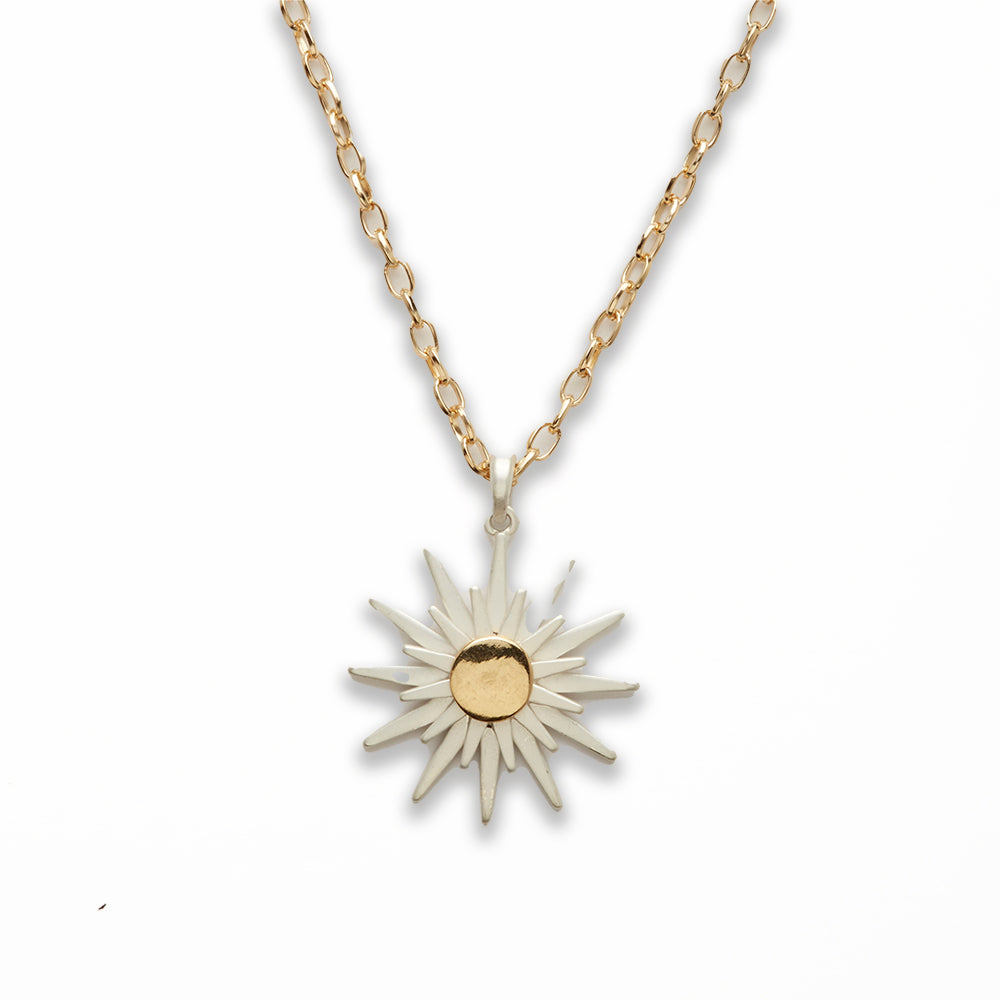 Zinc Alloy Silver, Gold Plating Star Necklace