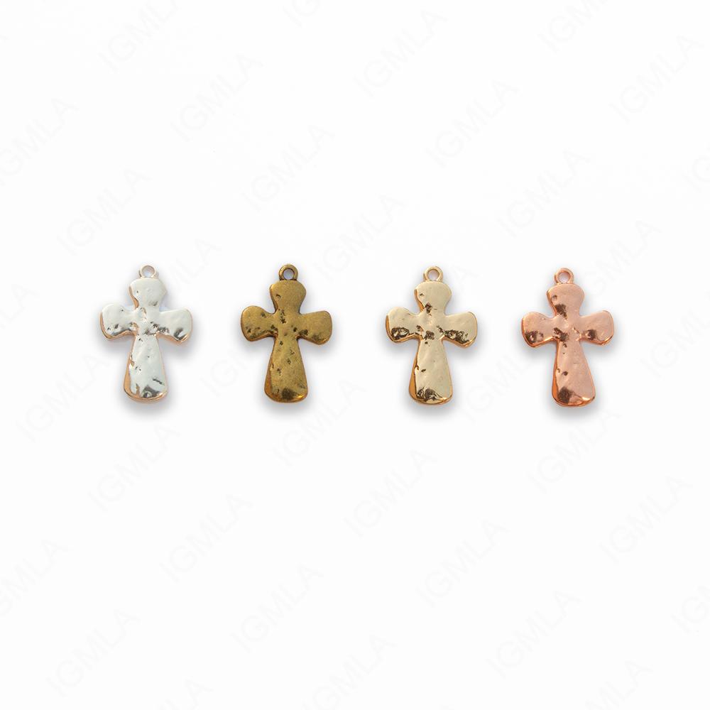 Zinc Alloy Silver, Gold, Copper, Antique Gold Cross Pendants