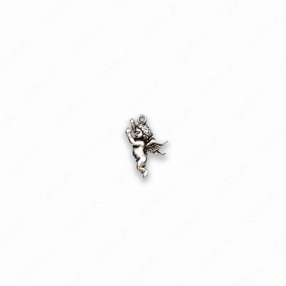 Zinc Alloy Antique Silver Angel Pendants