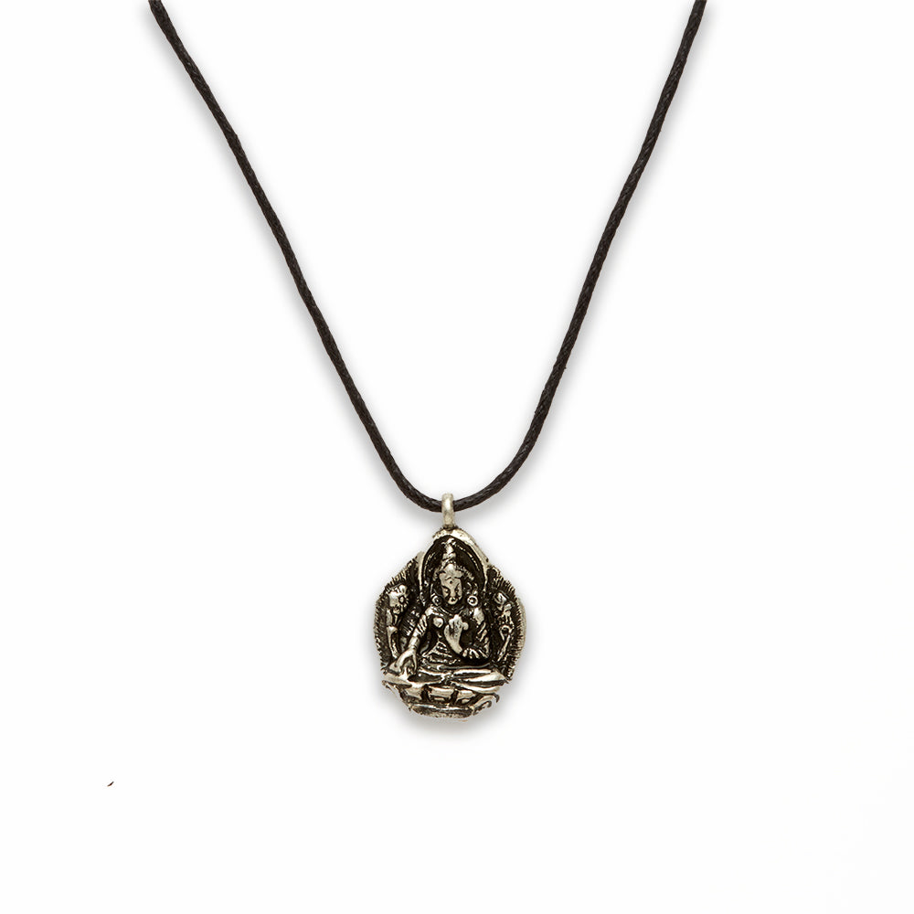 18 inch Zinc Alloy Burnish Silver Tone Necklace