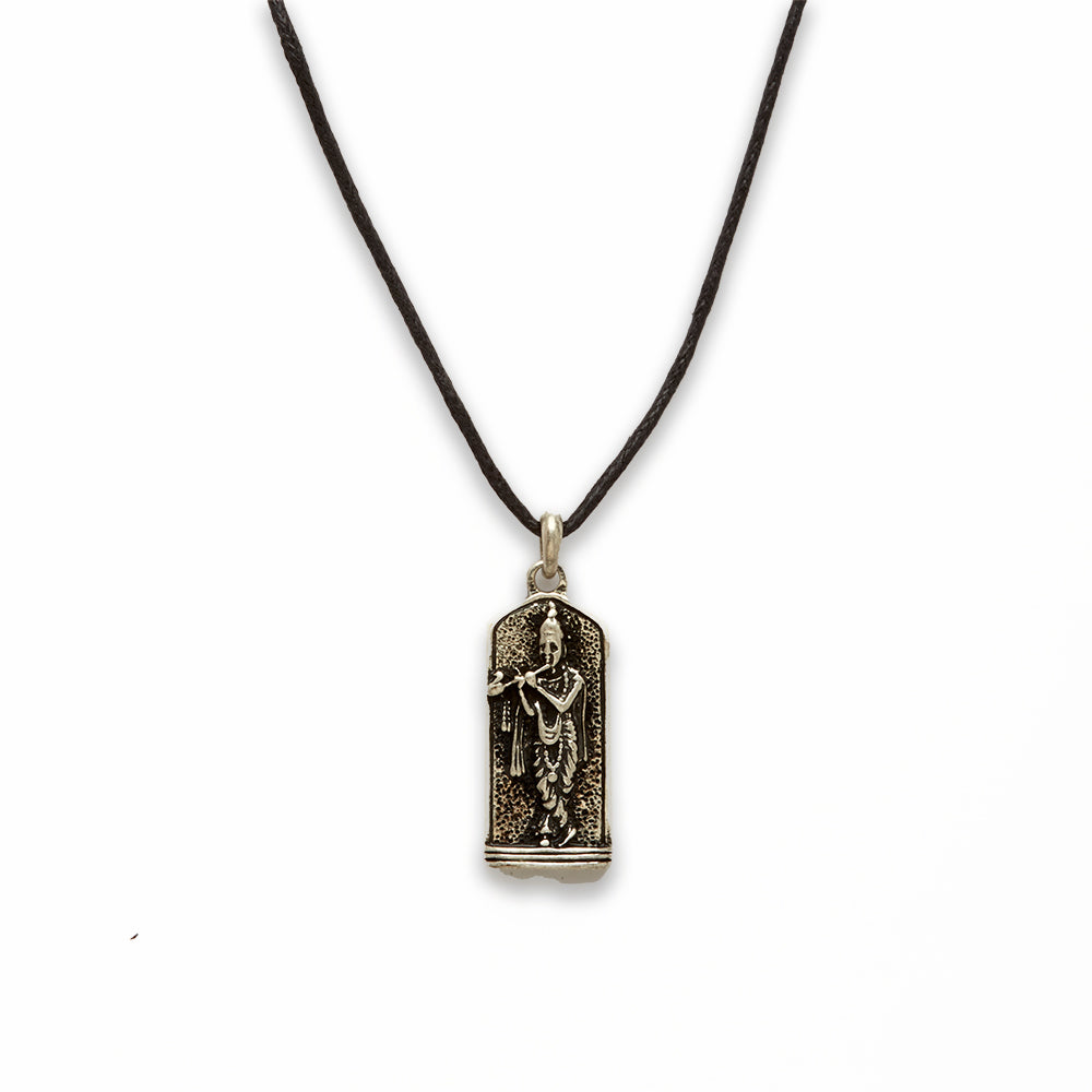 18 inch Zinc Alloy Burnish Silver Tone Necklace