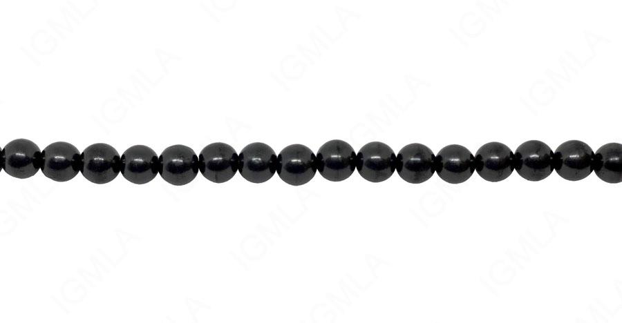 16 inch 8mm Shungite Round Beads