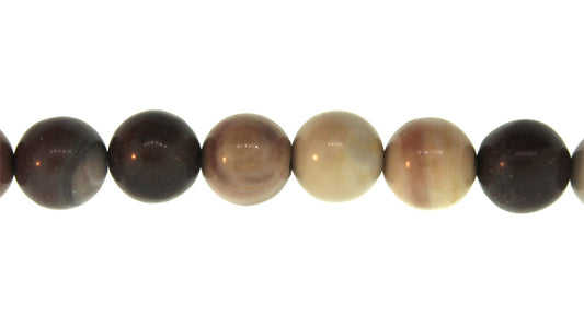 15.5 inch - 16 inch 8mm African Lavender Jasper Natural Plain Round Beads