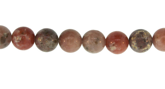 15.5 inch - 16 inch 6mm Chili Jasper Natural Plain Round Beads
