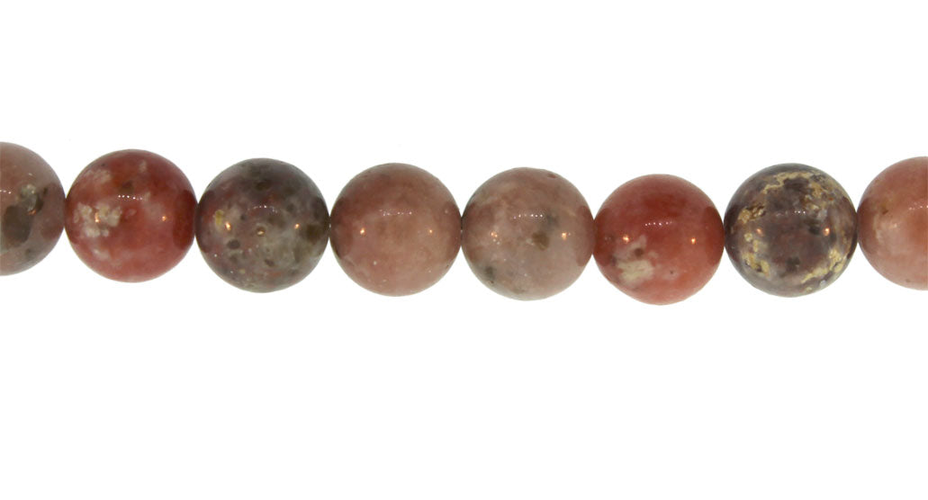 15.5 inch - 16 inch 4mm Chili Jasper Natural Plain Round Beads