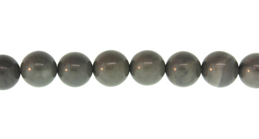 15.5 inch - 16 inch 4mm Coffee Stone Natural Plain Round Beads