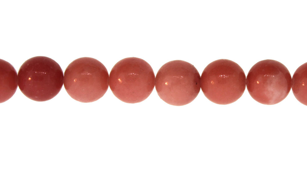 15.5 inch - 16 inch 4mm Dyed Serpentine-Pink Plain Round Beads