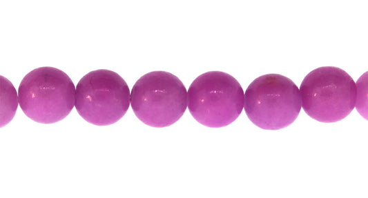 15.5 inch - 16 inch 4mm Dyed Serpentine-Purple Plain Round Beads